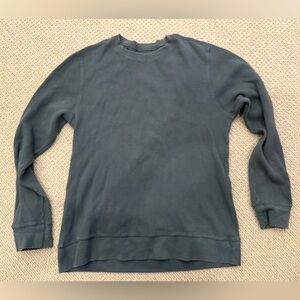 Everlane Men's Slate Blue Crewneck Sweater